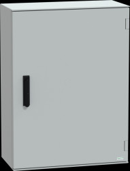 NSYPLM86VG Polyester enclosure, H 847 x W 636 x D 300 mm, 3-point