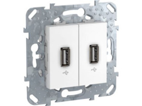 UNICA Gniazdo USB do transmisji danych biel polarna MGU5.929.18ZD SCHNEIDER ELECTRIC