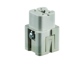 Moduł złączy dużej mocy 4-pinowe TE Connectivity 10A 3 Żeński Zacisk skręcany Wciskane Proste