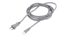 Kabel: 2X0,75Mm2, Iec C7 Żeński,Jis 8303 Wtyk, 1,8M Lt-819+537B Vctfk 2X0.75...