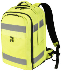 Dicota Warnschutz Plecak na laptopa Hi-Vis 32-38 Liter Pasujący do przekątnej: 43,9 cm (17,3") żółty