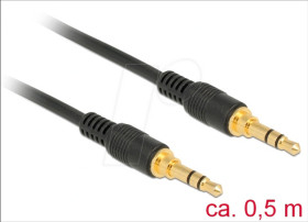 85545 Jack Cable 3.5 mm 0.5 m