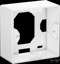96502 Keystone surface mount housing, white