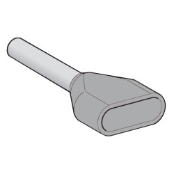 Schneider Electric AZ5DE025 Końcówka rurkowa 2.5 mm² 250 szt.