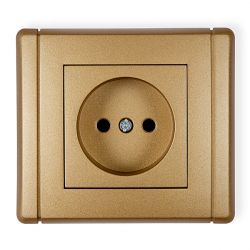 Gniazdo pojedyncze bez uziemienia 2P