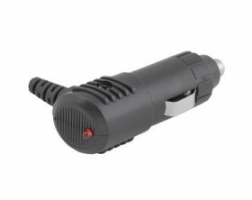 WTYK DO ZAPALNICZKI SAMOCHODOWEJ Z DIODĄ I BEZPIECZNIKEM KĄTOWY