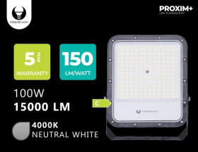 Naświetlacz LED PROXIM+ 100W 4000K 15000lm 230V IP65 Forever Light 150lm/W 5 LAT GWARANCJI
