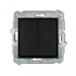 ICON Mechanizm łącznika żaluzjowego z podtrzymaniem czarny mat 12IWP-88