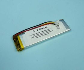 750mAh 3,7V Li-PO 3-PIN 90x25x5mm