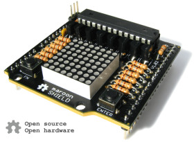 MAROON SHIELD maroon Shield, 8x8 LED Matrix Display