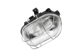 Oprawa kanałowa SANGUESA KAM E27 max.40W AC220-240V IP54 ABS/szkło/metalowa kratka, czarna OS-KAM060-10