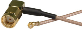 Pigtail U.FL - RP-SMA/m (30 cm) kątowy