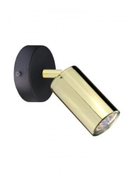 Kinkiet nowczesny 1xGU10 EYE BLACK GOLD