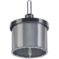 kwb 499483 Hole Saw set 83mm Carbide tipped for masonry and stone