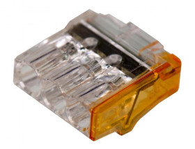 Szybkozłączka samozaciskowa uniwersalna bezgwintowa 3 x 2,5mm2 24562 /5szt./