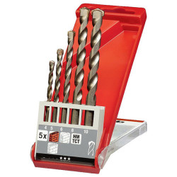 kwb 38500 masonry Drill set 5 pcs 4-10mm impact-resistant hard-metal