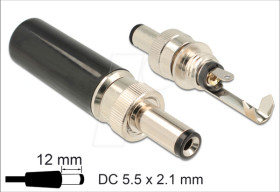 89915 Connector DC, male