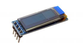 Ekran OLED 0.91" I2C SSD1306 128x32px biały