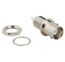 Złącze koncentryczne Montaż na panelu Żeński 50Ω typ złącza Złącze BNC 4GHz Lutowane