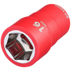 Draper 17647 XP1000&#xAE; VDE Socket, 3/8&quot; Sq. Dr., 16mm - 17647