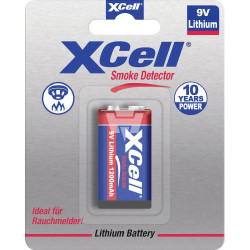 XCell 138482 CR9V/P Battery Lithium 1200mAh 9V Long-Life Single Pack