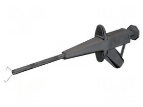 Chwytak pomiarowy cęgowy 4A czarny 1kV 4mm Dł.całk: 155mm 24.0224-21