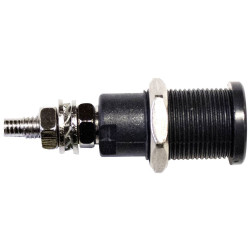 Mueller BU-31607-0 Adapter Black Banana Plug ABS/Nylon Nickel-Plated.