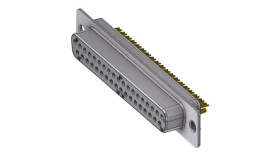 Złącze D-Sub 37-pinowe Męski Proste Montaż na płytce drukowanej