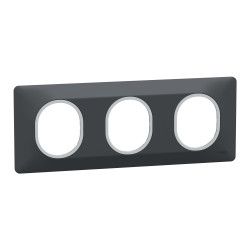 Plaque 3 post Hor 71 mm Ant Ag