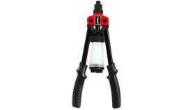 Nitownica Ręczna Dźwigniowa 2,4-6,4Mm Z Pojemnikiem + 5X Końcówka Mar-Pol