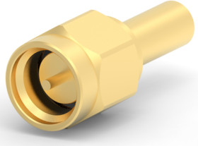 SMA plug 50 Ω, KX-22A, KX-3B, crimp connection, straight, 1-1478916-0