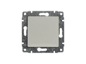 VENA Łącznik pojedynczy z klawiszem bez ramki krem 510311 KOS