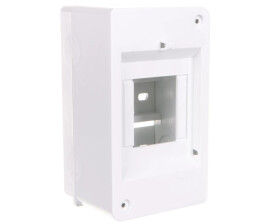 Rozdzielnica modułowa 1x3 natynkowa IP20 MINI S-3 z zaciskiem N 2303-10