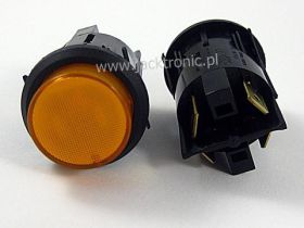 PRZEŁ.<334> ŻóŁTY 2x16A 250V NEON 250V