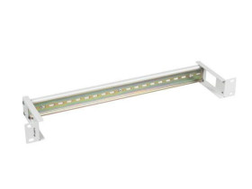 Szyna montażowa DIN TS-35 1U 19 szara AK-1801-S