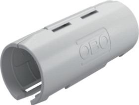 Connecting sleeve, (L x H) 65 x 23 mm, head Ø 20 mm, PP, light gray, for M20, 2154083