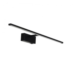 Kinkiet łazienkowy nad lustro/pokojowy LED, 12W, 850lm, 4200K, IP45, czarny, KANARYA-12 HOROZ