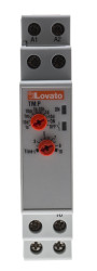 Timer Relay Szyna DIN 24 → 240 V ac, 24 → 48V dc SPDT 2-stykowy Lovato SPDT 0.1 s → 10dni