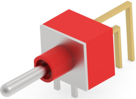 Toggle switch, metal, 2 pole, latching, On-Off-On, 0.4 VA/20 V AC/DC, gold-plated, 1-1825143-7