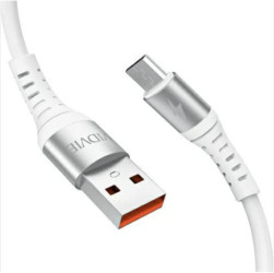 KABEL USB/LIGHTNING 1,2M 2.4A BIALY,