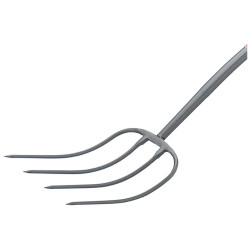 Bulldog BMFT All-Metal 4-Prong Manure Fork T-Handle