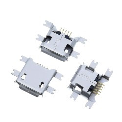 Gniazdo micro usb montażowe PCB SMD mod12