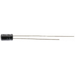 Kondensator 22μF 6.3V dc Radialny, Otwór przelotowy Panasonic roztaw: 1.5mm 4 (Dia.) x 5mm