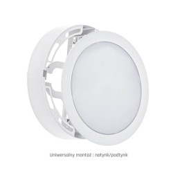 Panel LED okrągły 12W WW ALGINE 2w1 SPECT 588608