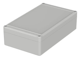 PC enclosure, (L x W x H) 200 x 120 x 57 mm, light gray (RAL 7035), IP65, 62214400