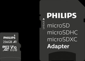 FM25MP45B/00 microSDXC-Card, 256GB Class 10 UHS-I U1 incl. Adapter