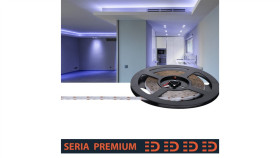 Taśma Premium 12V Cob 480Led Niebieska (5)