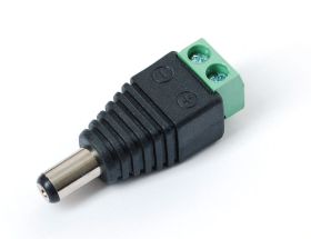 2.1mm Plug/Jack to Screw Terminal Block