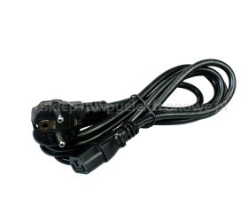 Kabel zasilający z wtykiem komputerowym 2.0 m czarny