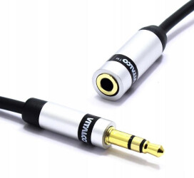 Przedłużacz Aux Jack 3,5 Stereo Slim 1,5m JKP29 Vitalco